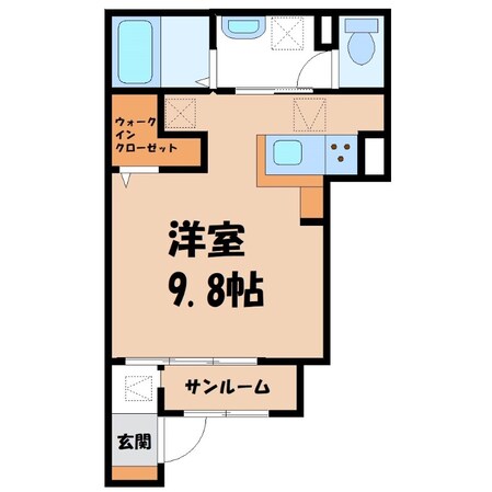 江曽島駅 徒歩11分 1階の物件間取画像